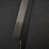 Hatsukokoro by Nakagawa White 3 Wave Hamon Honyaki Gyuto 240mm Wide Bevel Blade Only