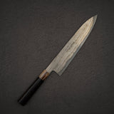 Shoichi Hashimoto (橋本庄市·早瀬) Hayase Blue / White Coreless Gyuto 240mm