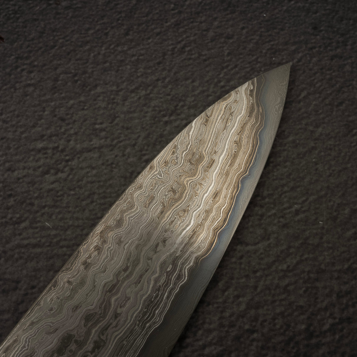 Shoichi Hashimoto (橋本庄市·早瀬) Hayase Blue / White Coreless Gyuto 240mm