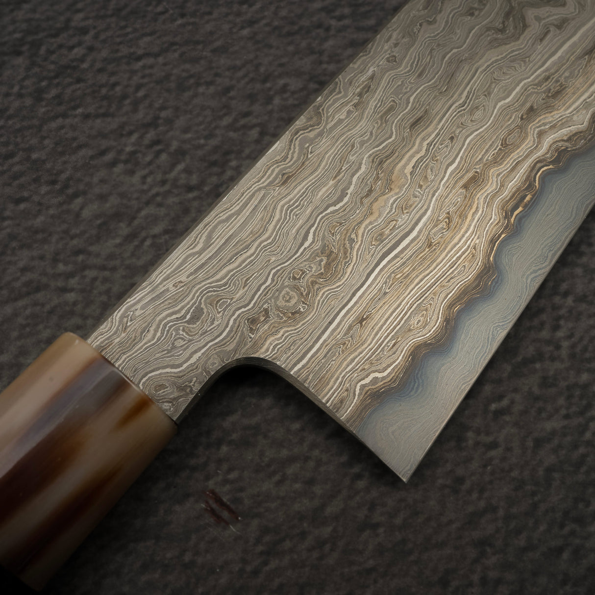 Shoichi Hashimoto (橋本庄市·早瀬) Hayase Blue / White Coreless Gyuto 240mm