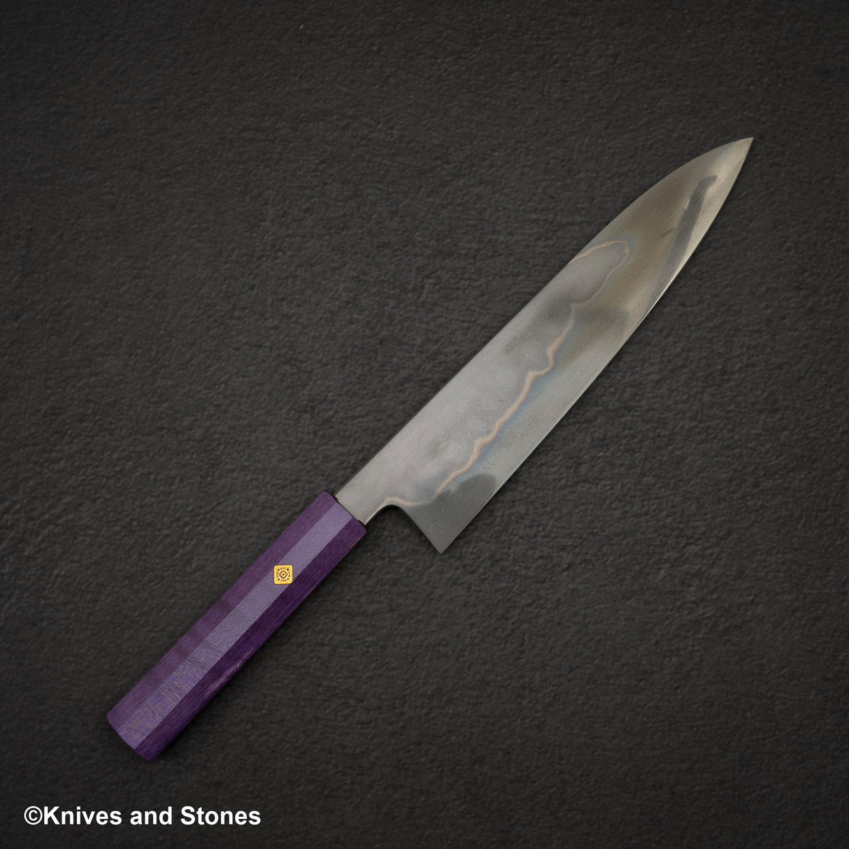 Shoichi Hashimoto (橋本庄市) White 1 Honyaki Gyuto 240mm Purple