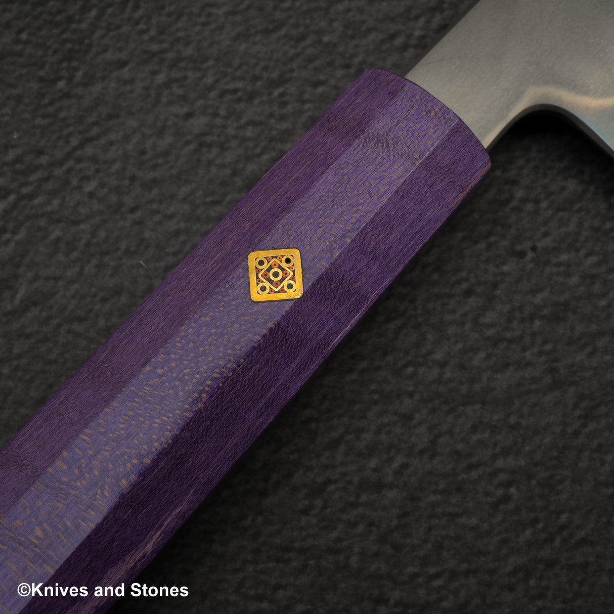 Shoichi Hashimoto (橋本庄市) White 1 Honyaki Gyuto 240mm Purple