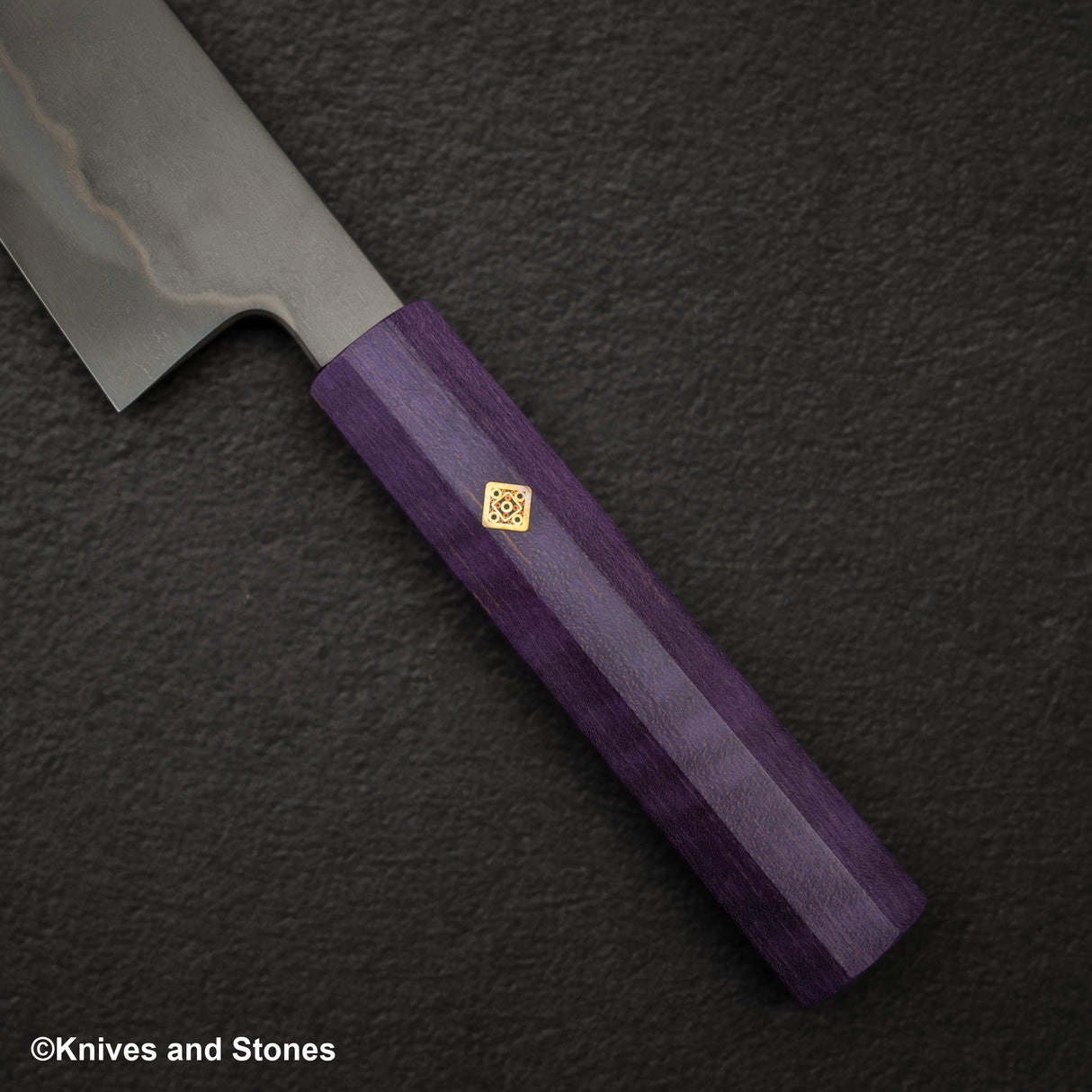 Shoichi Hashimoto (橋本庄市) White 1 Honyaki Gyuto 240mm Purple