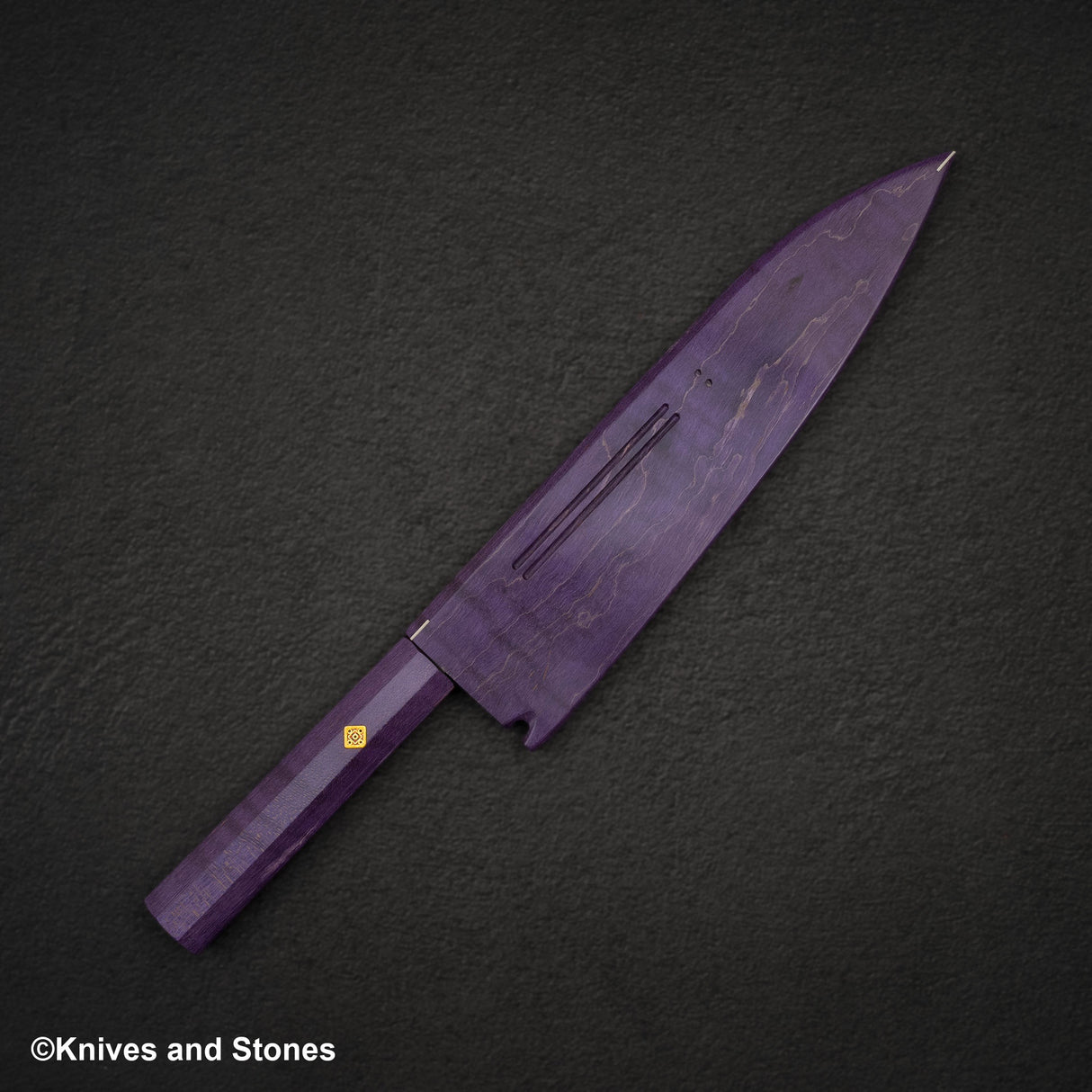 Shoichi Hashimoto (橋本庄市) White 1 Honyaki Gyuto 240mm Purple