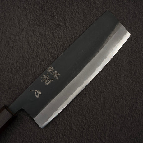 Hatsukokoro Aosagi Blue 2 Kurouchi Nakiri 165mm Black Chacate