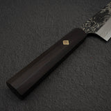 Hatsukokoro x Nigara Yorokobi Special SLD Kurouchi Damascus Gyuto 240mm Ebony Handle with Mosaic Pin