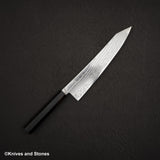 Hatsukokoro Hayabusa ATS34 Damascus K-tip Gyuto 240mm