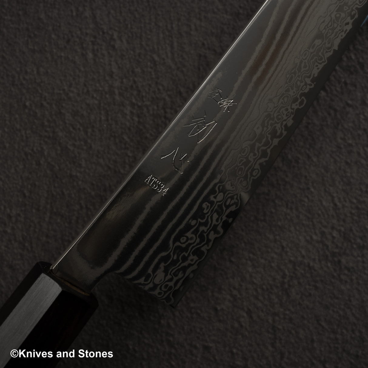 Hatsukokoro Hayabusa ATS34 Damascus K-tip Gyuto 240mm