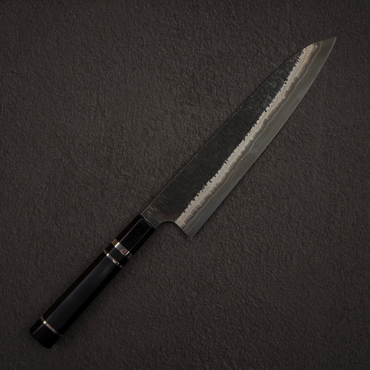 Hatsukokoro Itadaki Blue2 & White2 Dual Core Damasccus Tsushime Gyuto 240mm