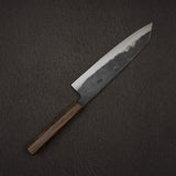 Hatsukokoro Kurogane Blue 2 Kurouchi K-tip Gyuto 210mm Black Chacate