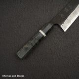 Hatsukokoro Shinkiro Aogami Super Damascus Kurouchi K-tip Gyuto 240mm Birch Handle