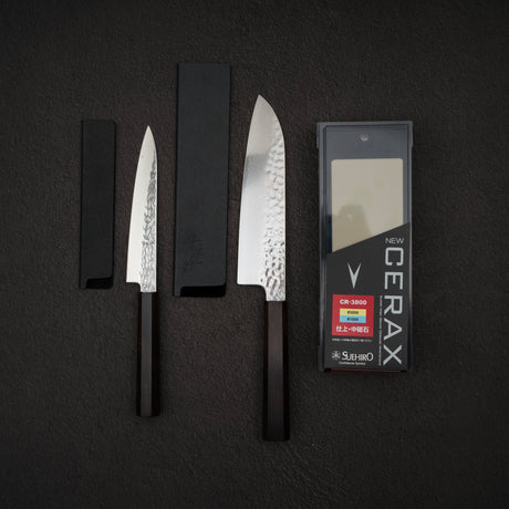 Hatsukokoro VG10 Hayabusa Petty & Santoku Set