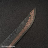 Hatsukokoro x Nigara Yorokobi SLD Copper Damascus Sujihiki 390mm Amboyna Triple Spacer Handle RARE