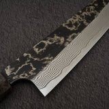 Hatsukokoro x Nigara Yorokobi Special SLD Kurouchi Damascus Gyuto 240mm Birch Handle