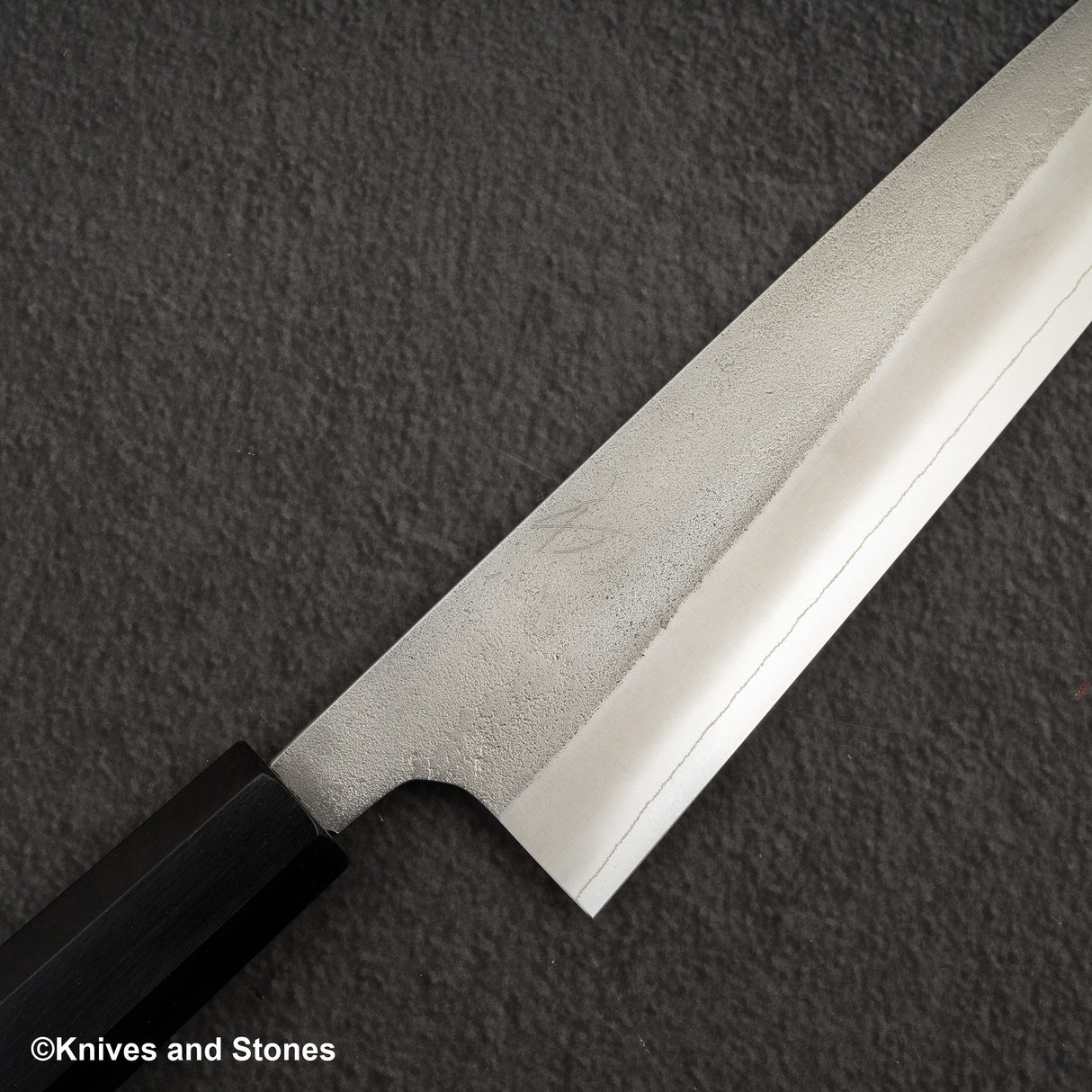 Hatsukokoro x Yoshikane SKD Nashiji Gyuto 240mm Ebony Handle