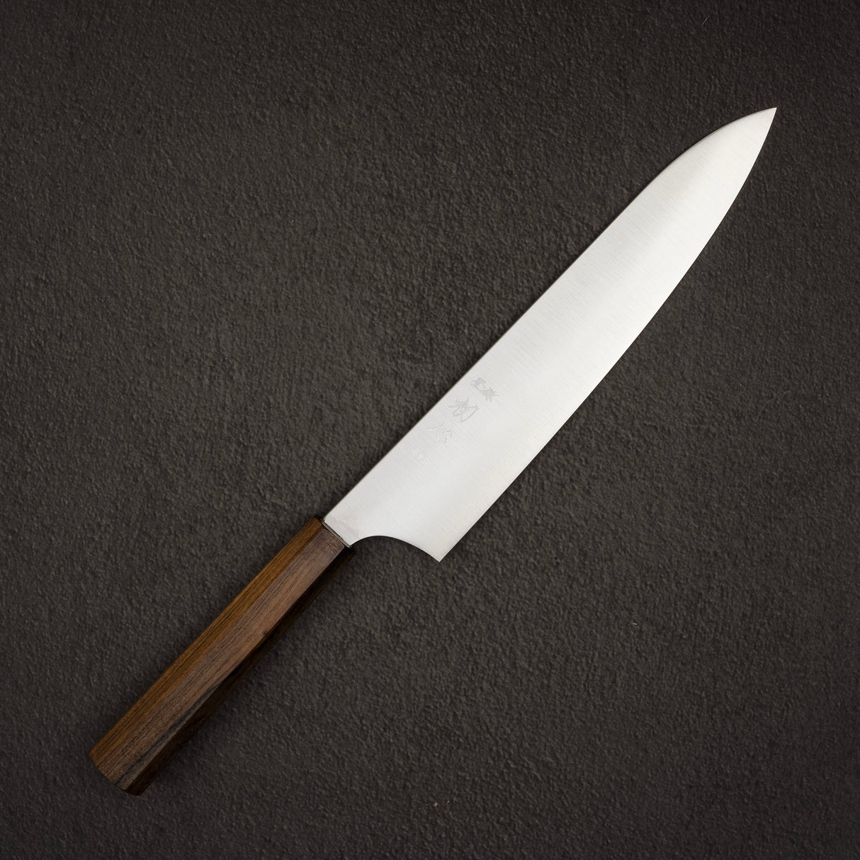 Hatuskokoro Hayabusa Aogami Super Migaki Gyuto 240mm Black Chacate