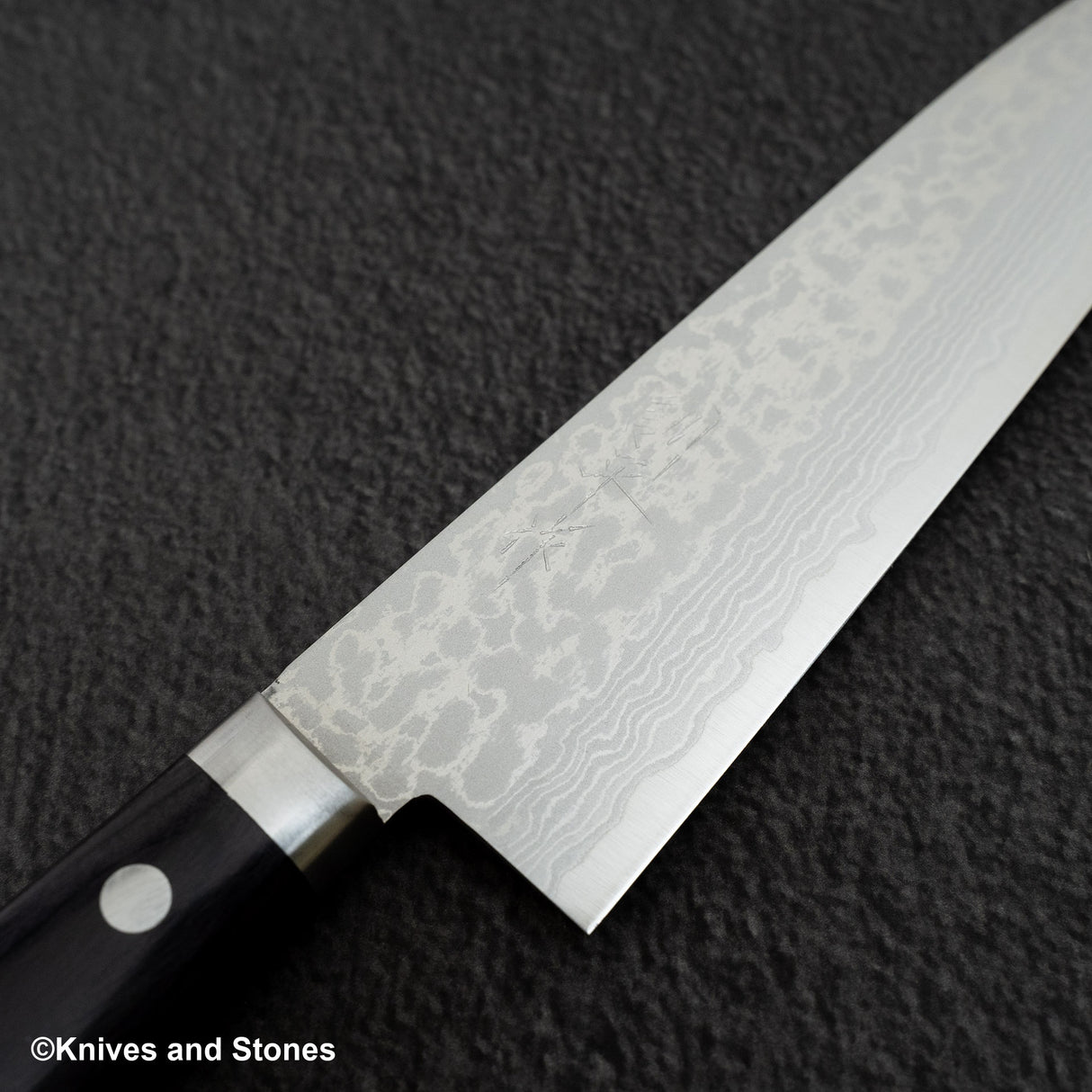 Masutani Sairyu VG10 Damascus Gyuto 180mm Western Handle