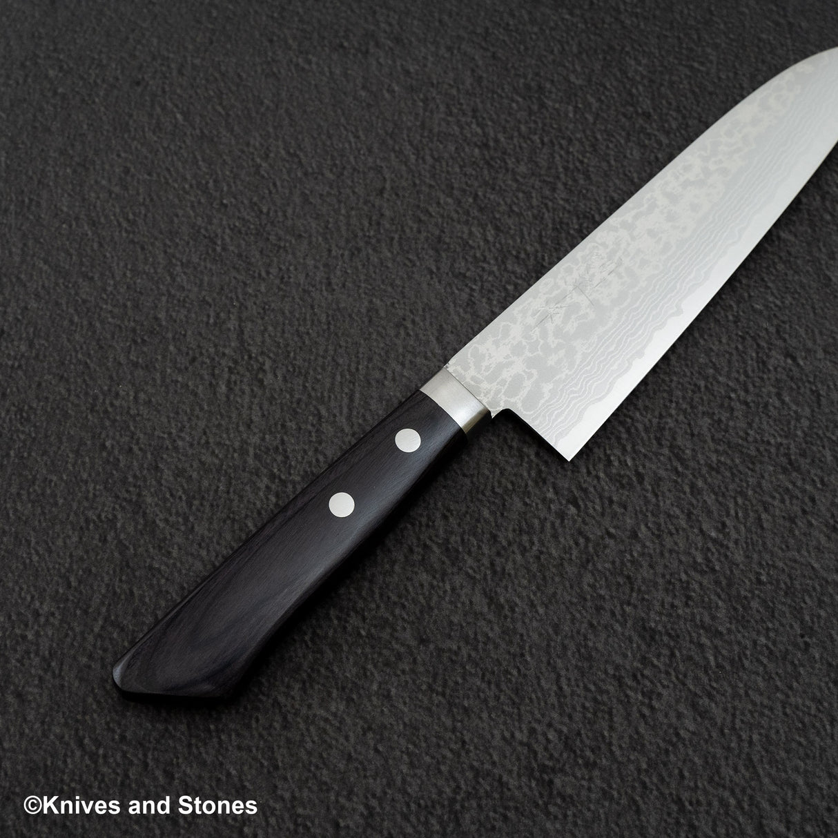 Masutani Sairyu VG10 Damascus Gyuto 180mm Western Handle