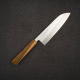 Masutani VG1 Tsuchime Santoku 170mm Black Chacate Handle