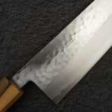 Masutani VG1 Tsuchime Santoku 170mm Black Chacate Handle