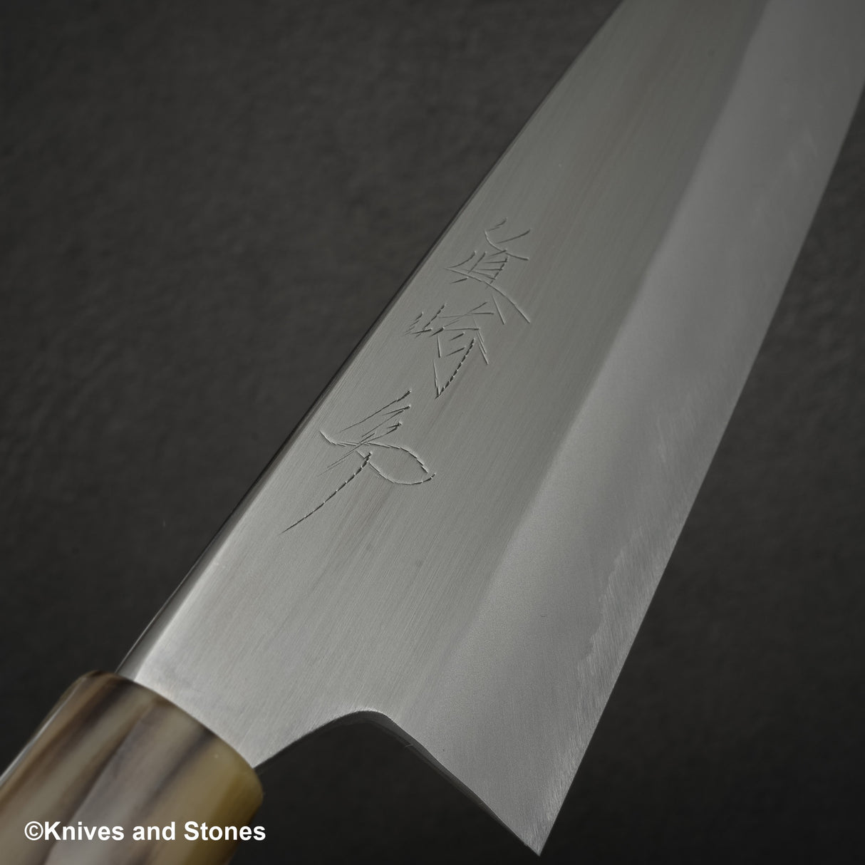 BFCM2024 Mazaki Blue 2 Hon-Sanmai Gyuto 240mm Double Spacer Ver2024