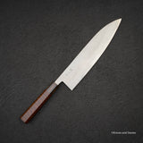 Miyazaki Kajiya x Hatsukokoro Damascus Ginsan 240mm Gyuto Snakewood Handle