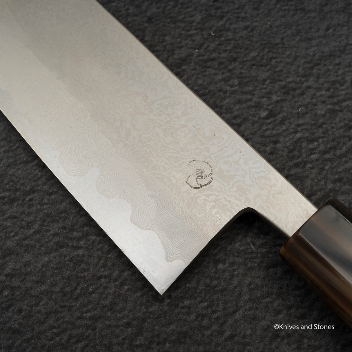 Miyazaki Kajiya x Hatsukokoro Damascus Ginsan 240mm Gyuto Snakewood Handle