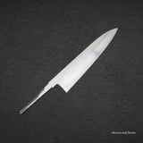 Nakagawa White 2 Mizu-Honyaki Gyuto 210mm Blade Only