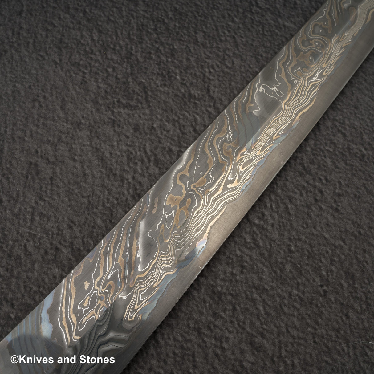 Nigara Special Corless Damascus Sakimaru Takobiki Blue 2 Core 300mm