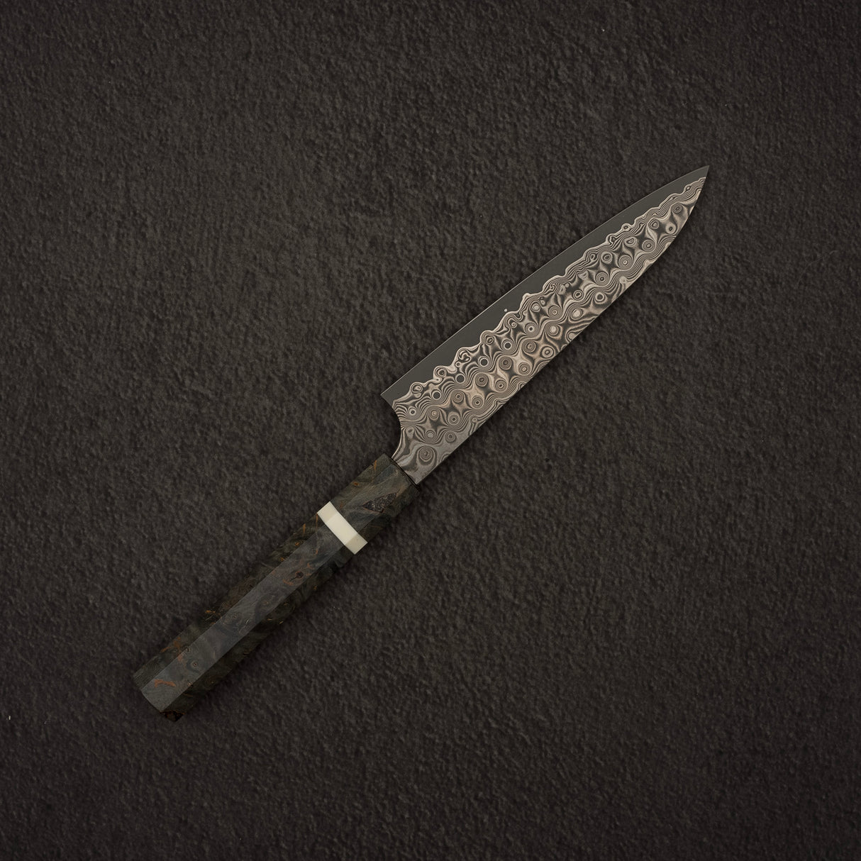 Nigara Anmon SG2 DamascusPetty 150mm Birch Handle