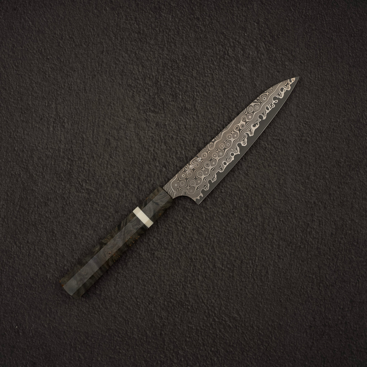 Nigara Anmon SG2 DamascusPetty 150mm Birch Handle