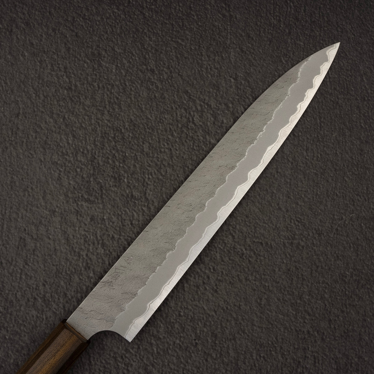 Nigara Aogami Super Matt Migaki Tsuchime Sujihiki 240mm