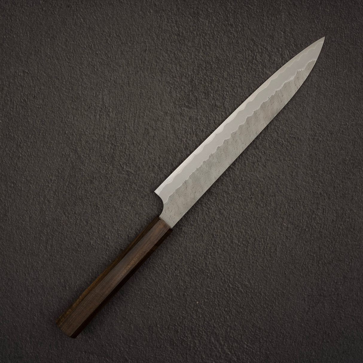 Nigara Aogami Super Matt Migaki Tsuchime Sujihiki 240mm