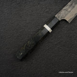 Nigara Ginsan Kurozome Damascus K-tip Petty 150mm