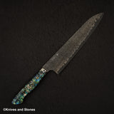 Nigara Anmon (暗紋) SG2 Raindrop Damascus Gyuto 240mm Mother-of-Pearl Inlay Handle