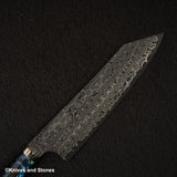 Nigara Anmon (暗紋) SG2 Raindrop Damascus K tip Gyuto 210mm Mother-of-Pearl Inlay Handle