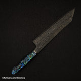 Nigara Anmon (暗紋) SG2 Raindrop Damascus K tip Gyuto 240mm Mother-of-Pearl Inlay Handle