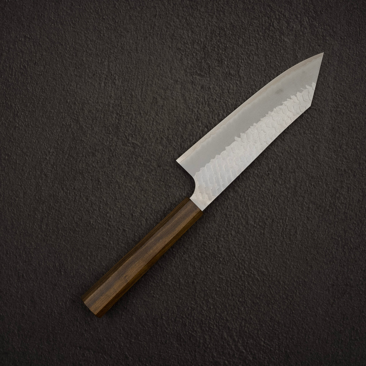 Nigara SG2 Tsuchime Matt Migaki Bunka 180mm Black Chacate