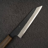 Nigara SG2 Kurouchi Tsuchime Double-bevel Honesuki (Boning knife) 150mm Black Cha