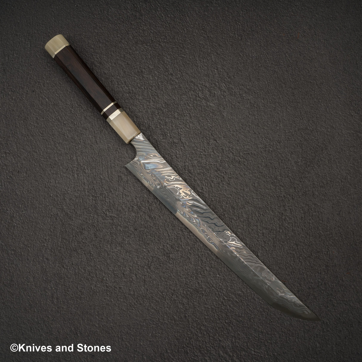 Nigara Special Corless Damascus Sakimaru Takobiki Blue 2 Core 270mm