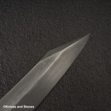 Nigara White 1 Mizu-Honyaki Tobiyaki Sword Hamon Kiritsuke Yanagiba 330mm