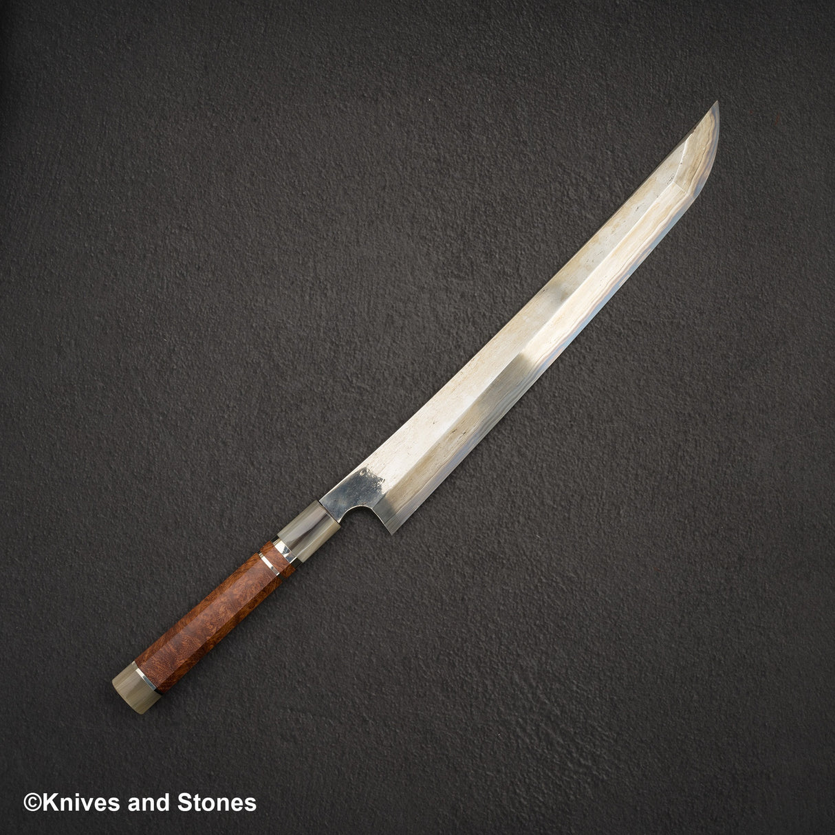 Nigara Special Wrought Iron Coreless Sakimaru Takobiki 330mm