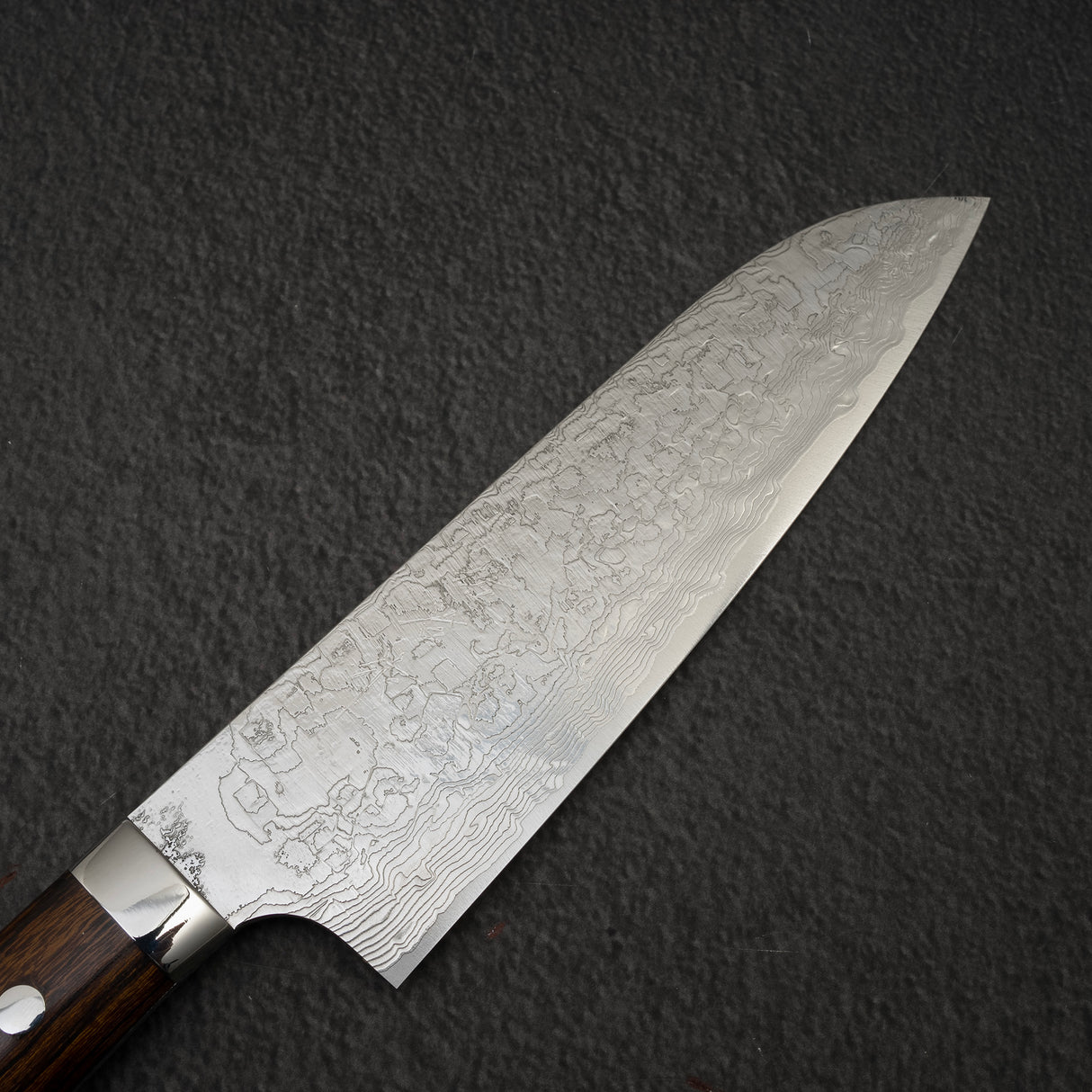 Takeshi Saji Diamond Damascus R2 Santoku 180mm with Ironwood Handle