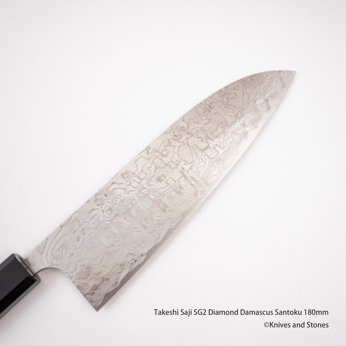 Takeshi Saji SG2 Diamond Damascus Santoku 180mm