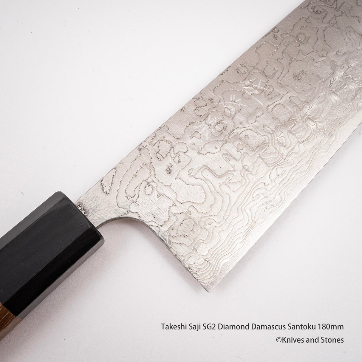 Takeshi Saji SG2 Diamond Damascus Santoku 180mm