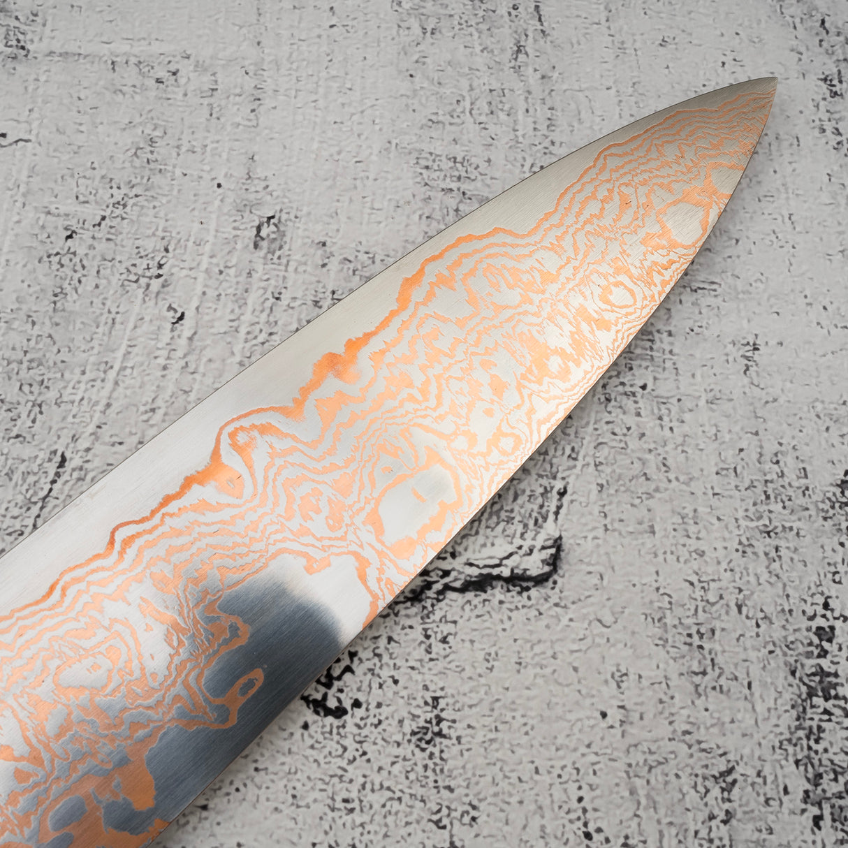 Hatsukokoro Yorokobi SLD Copper Damascus Gyuto 255mm B Grade SP1 with Saya