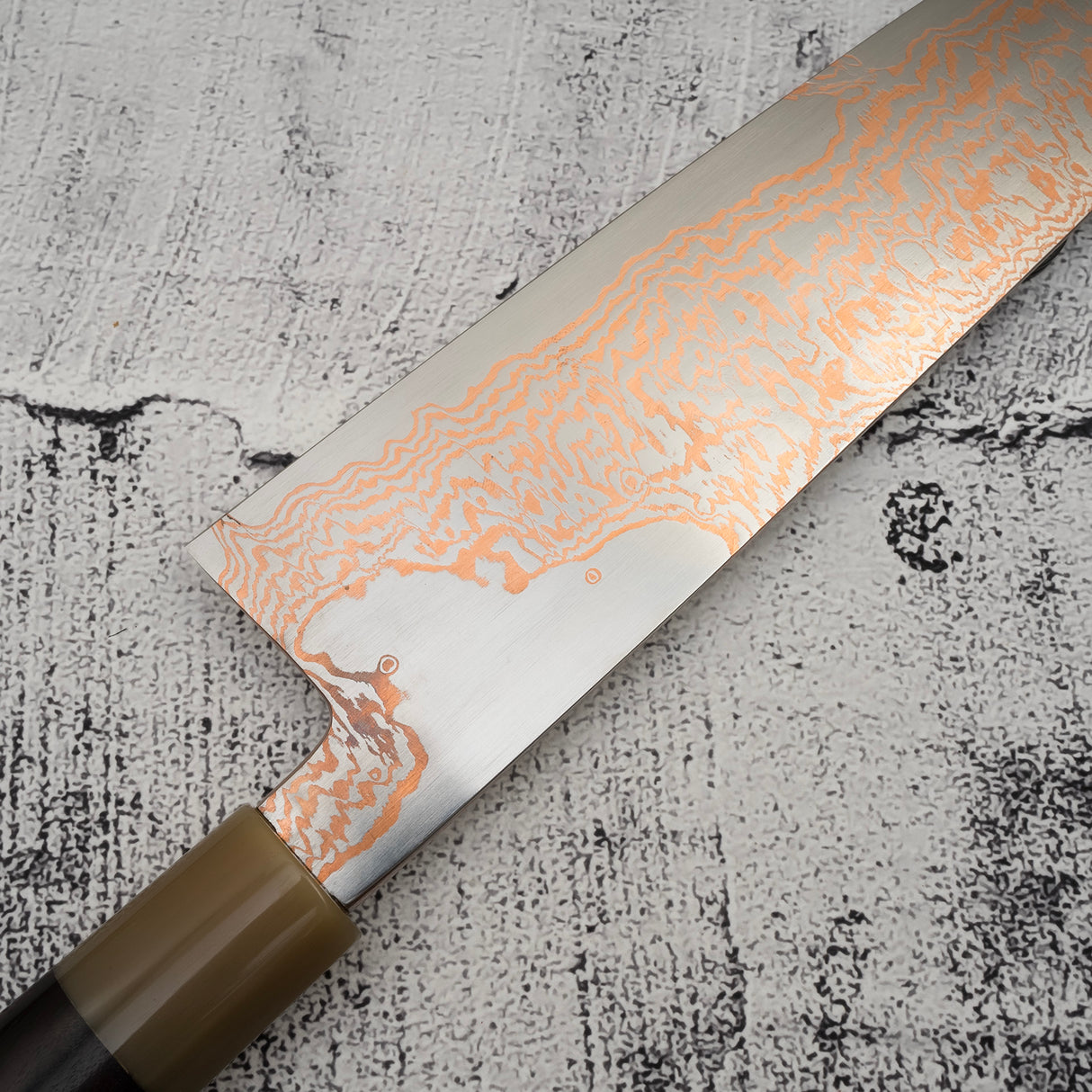 XMAS2024 Hatsukokoro Yorokobi SLD Copper Damascus Gyuto 255mm B Grade SP2 with Saya