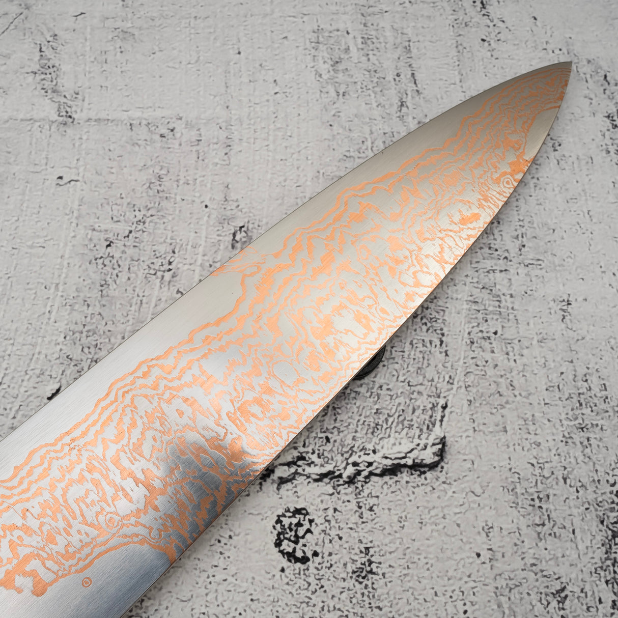 XMAS2024 Hatsukokoro Yorokobi SLD Copper Damascus Gyuto 255mm B Grade SP2 with Saya