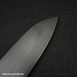 Yoshihiko Akitomo Blue 2 Honyaki Santoku 180mm