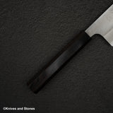 Yoshikane White 2 Nashiji K-tip Gyuto 210mm Stainless Clad Ebony Handle